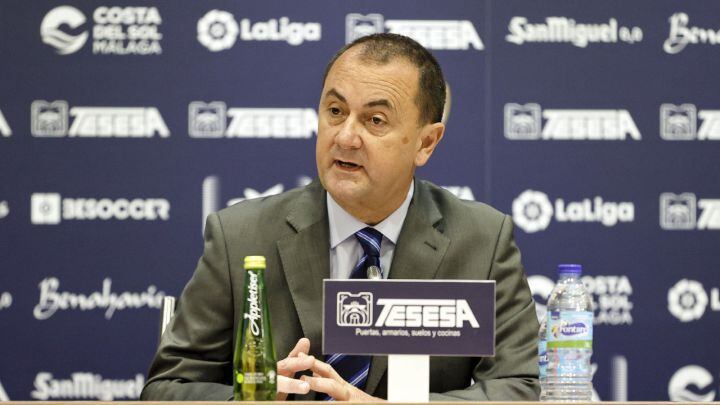 El administrador del Málaga José María Muñoz