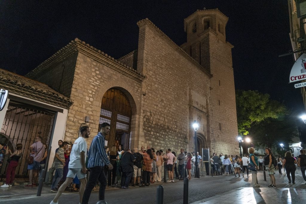 Una edición anterior de la Noche Jahenciana en la capital jiennense