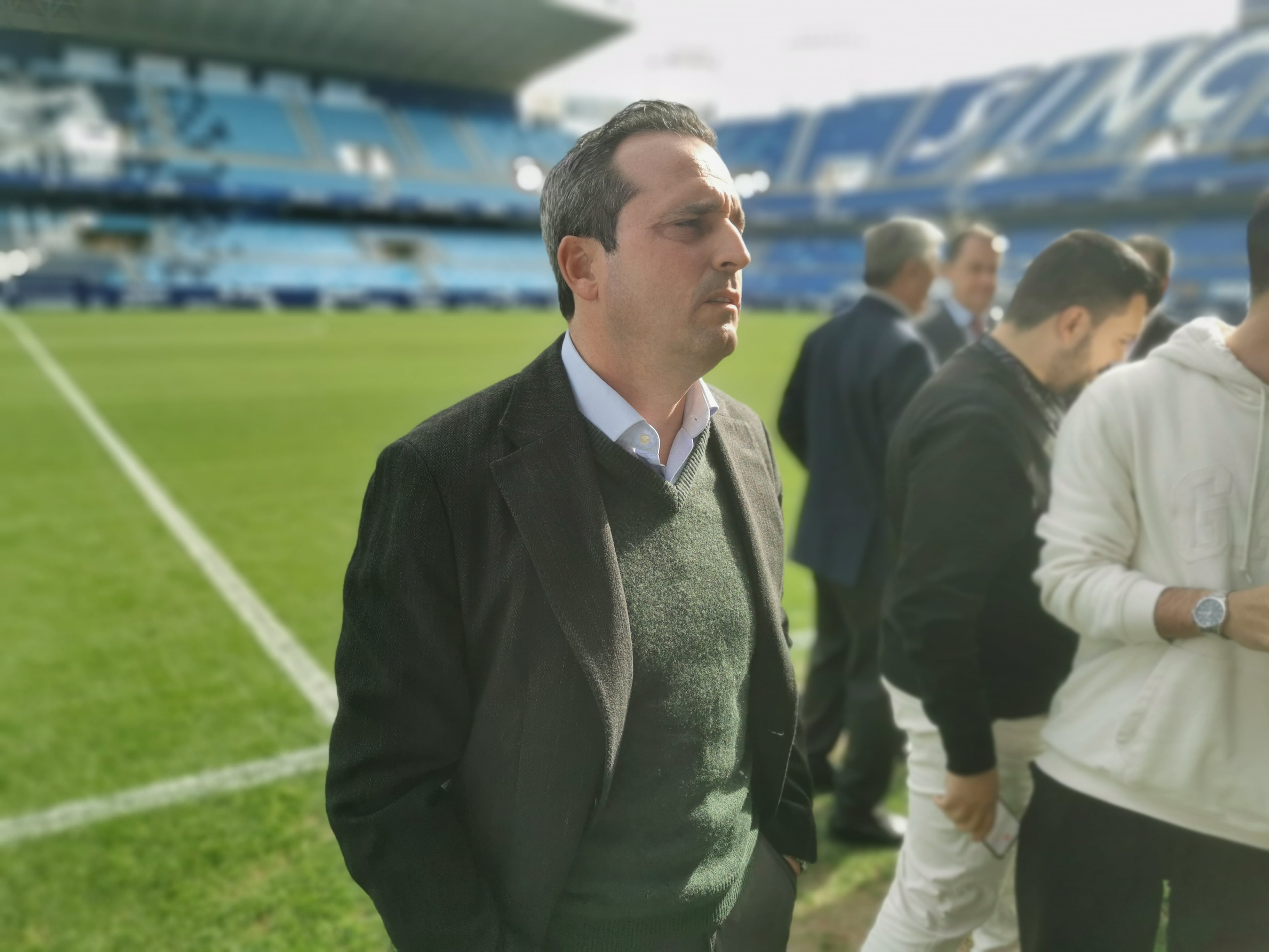 El director general del Málaga, Kike Pérez