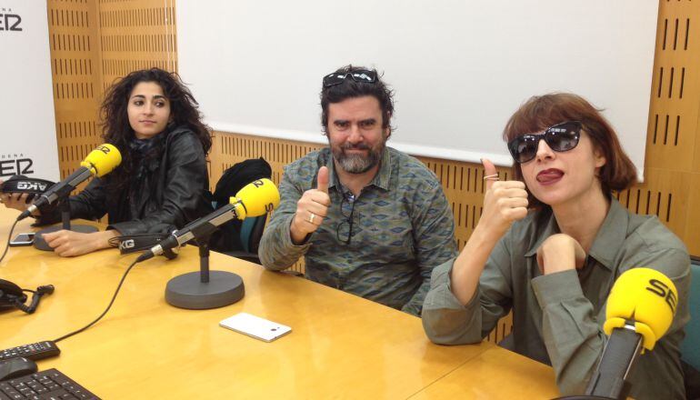 Alba Flores, Fernando Soto y Najwa Nimri