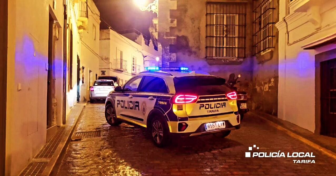 Agentes de la Policía en el lugar de los hechos