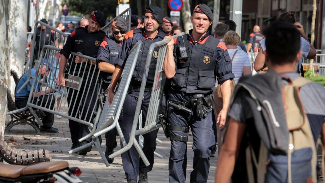 Mossos d&#039;Esquadra en una imagen de archivo