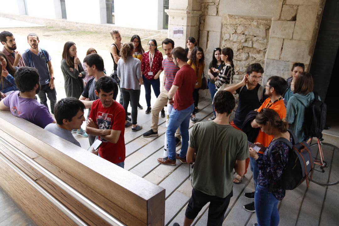 Concentració d'investigadors de la UdG