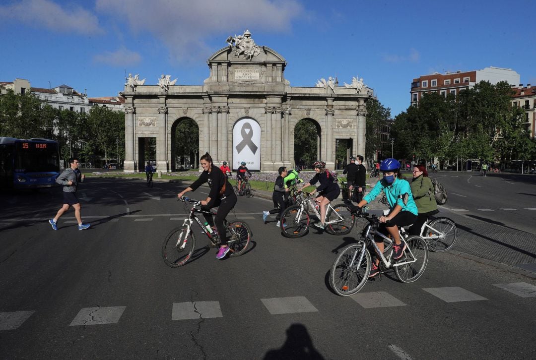 Vista de la Puerta de Alcalá.