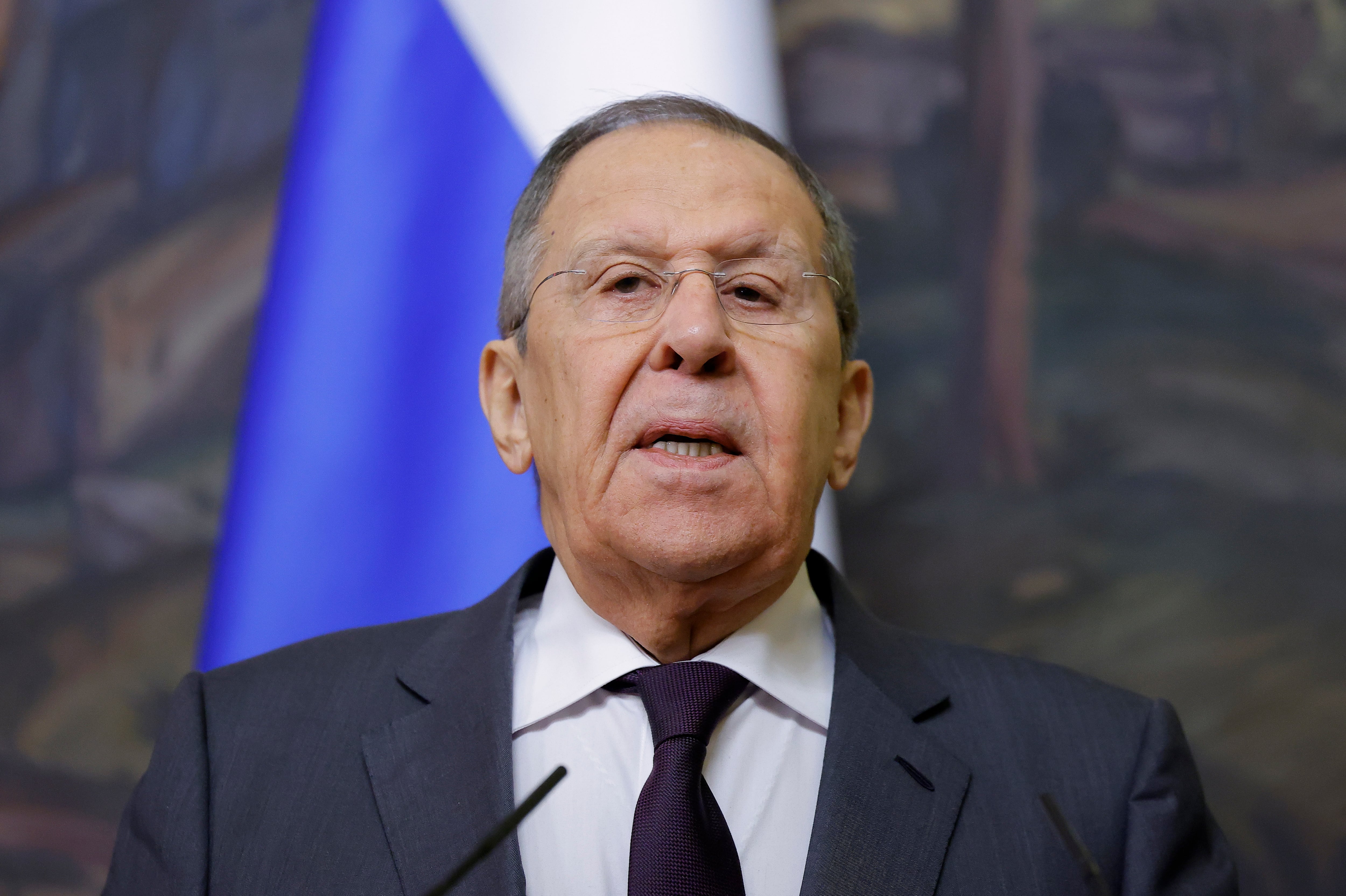 El ministro de Exteriores de Rusia, Sergei Lavrov