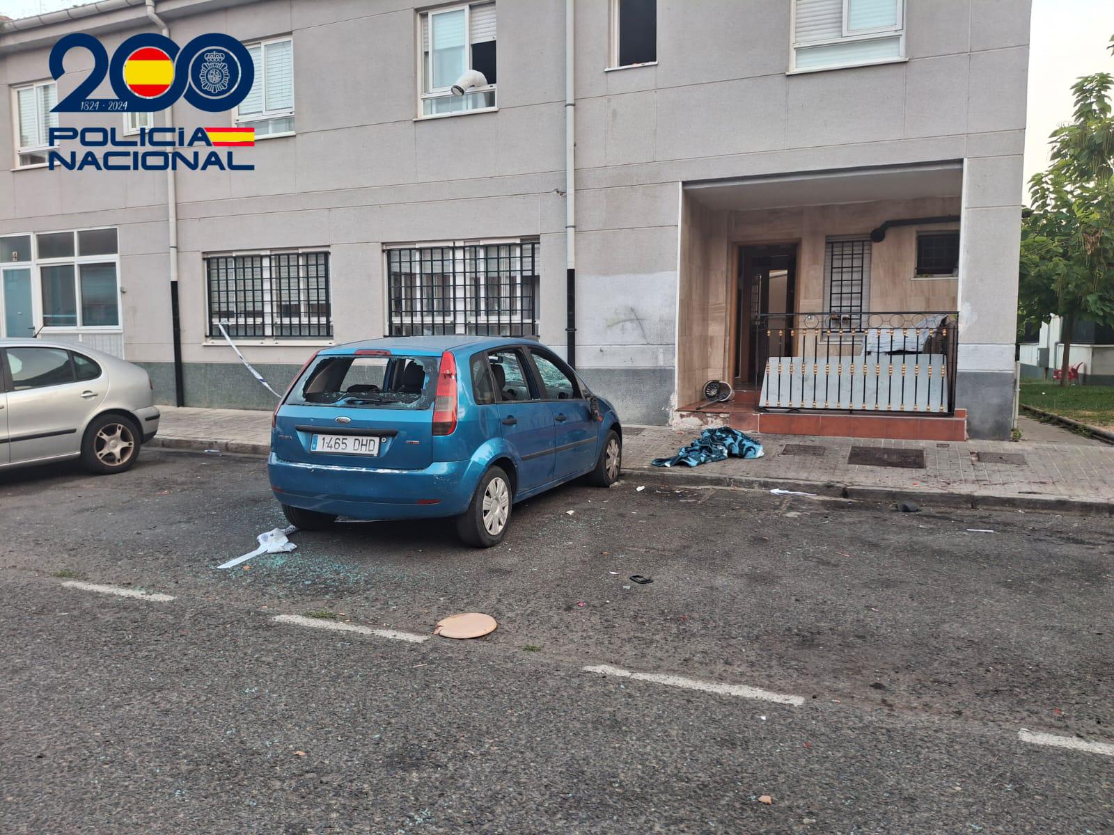 Vivienda frente a la que se produjo la reyerta./Policía Nacional