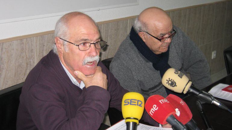 Secretarios de UGT y CCOO de Pensionistas en Bierzo y Laciana