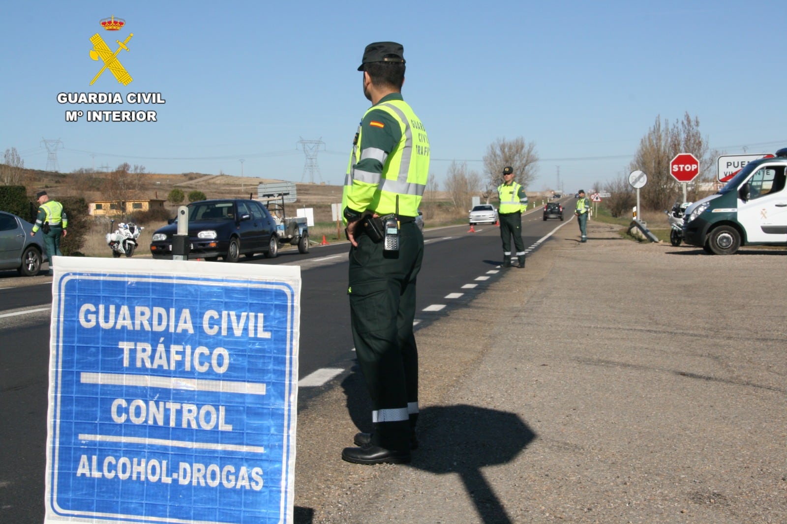 Control de la Guardia Civil en las carreteras leonesas