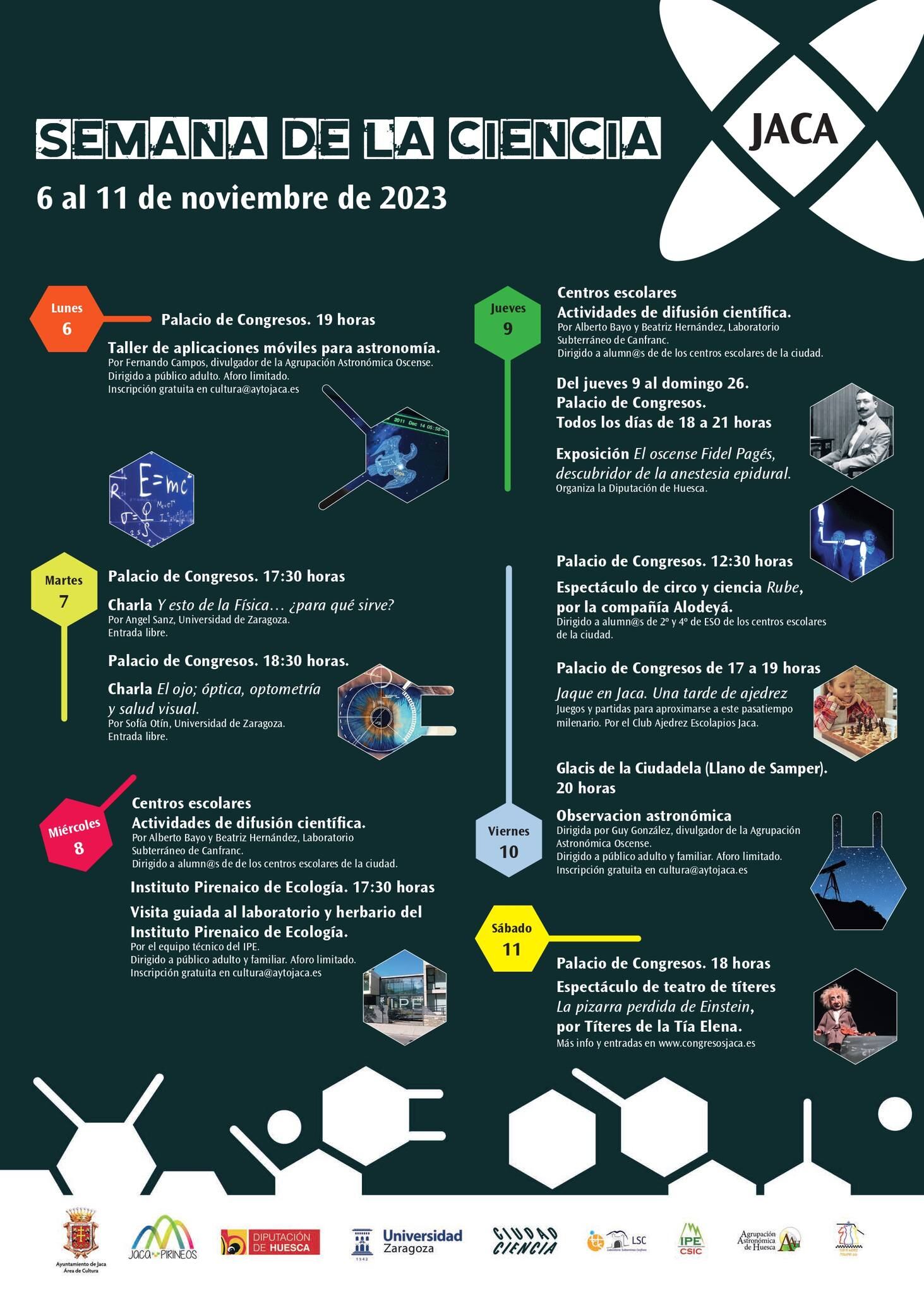 Jaca celebra la Semana de la Ciencia con charlas y talleres