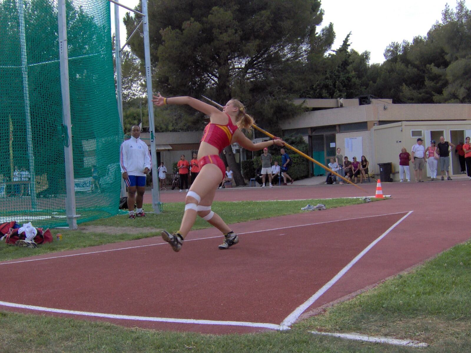 Patricia Pérez-Moneo durante una competición con la selección española