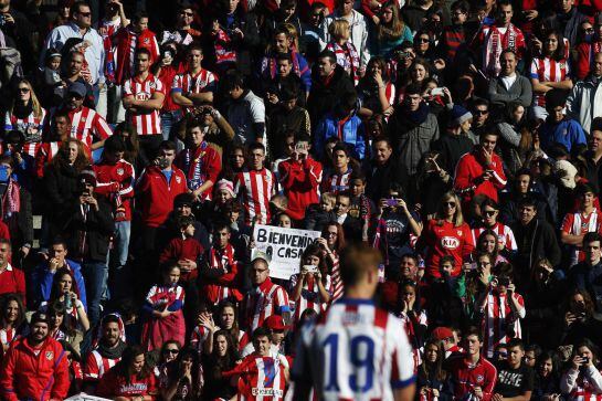 Fernando Torres el día de su presentación ante 45.000 personas