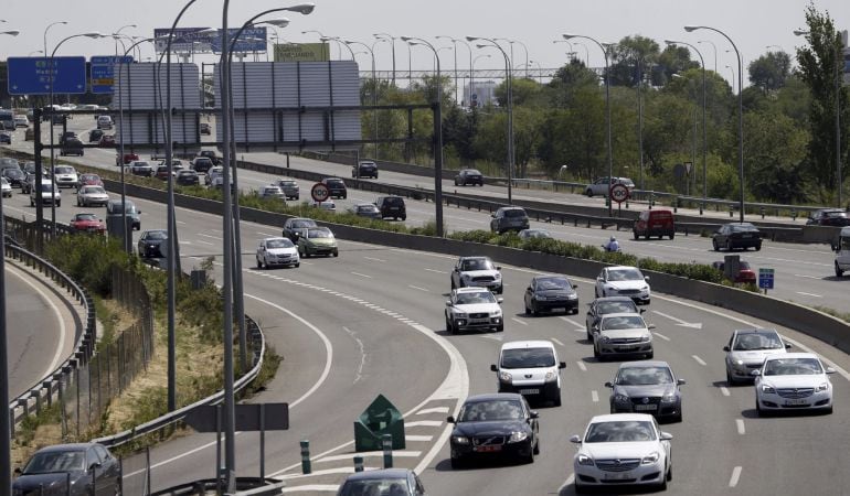 Vista del estado de la circulación en el inicio de la operación salida