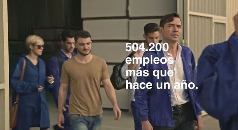 Captura del vídeo de campaña del PP.