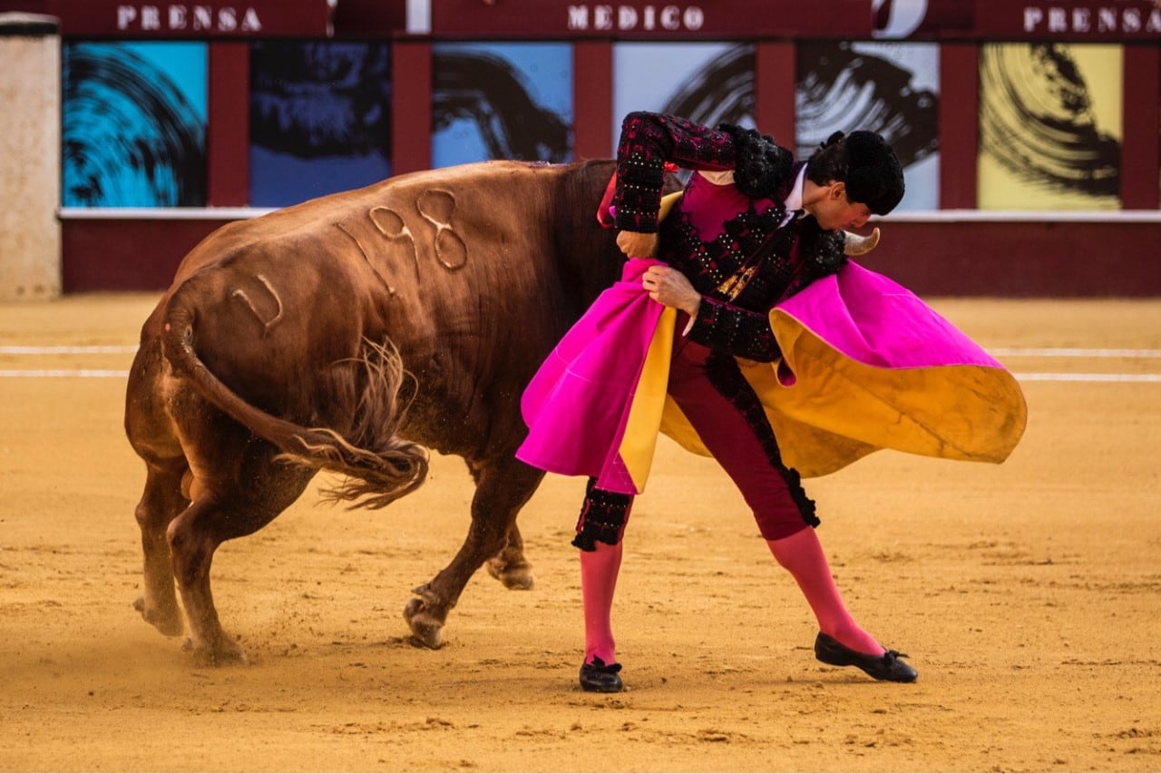 Juan Ortega en una abelmontada media verónica