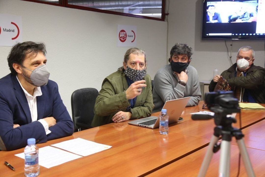 Representantes de UGT y CCOO anuncian movilizaciones para mostrar el rechazo al ERTE aplicado a los trabajadores del Ifema