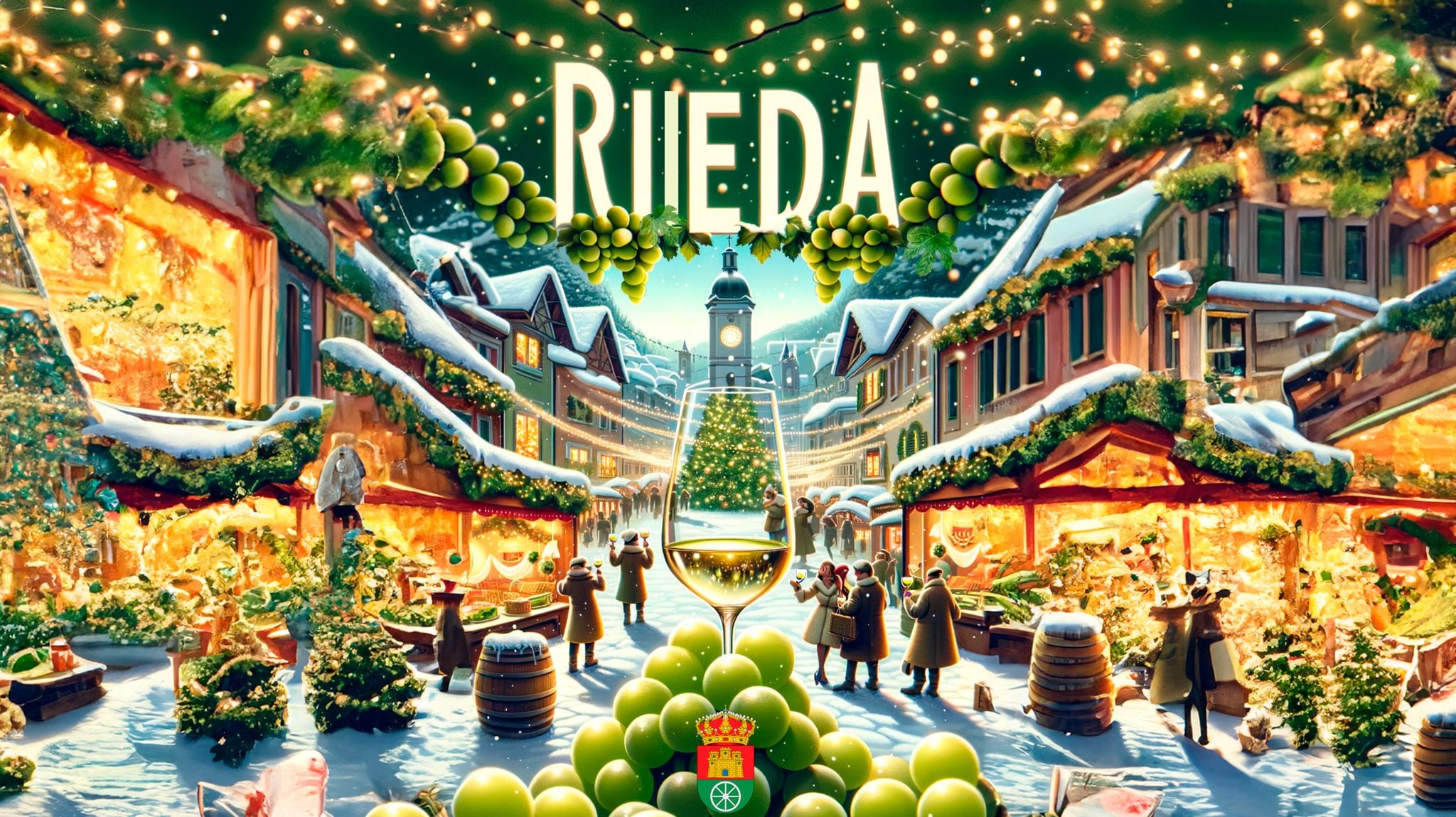 La portada de Navidad en Rueda