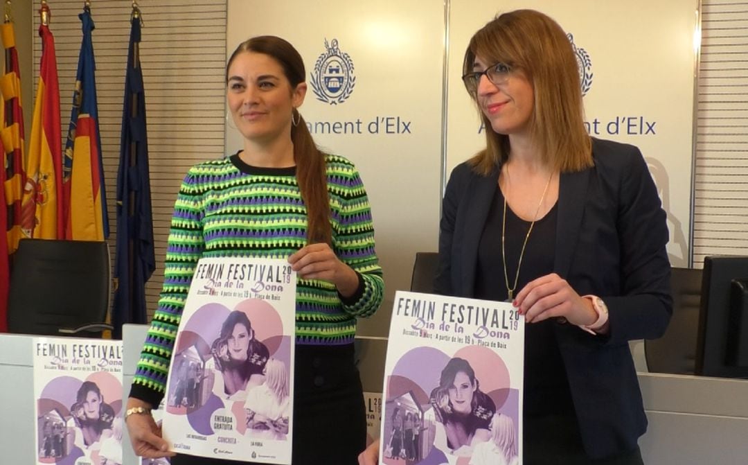 Mireia Mollá junto a Patricia Maciá