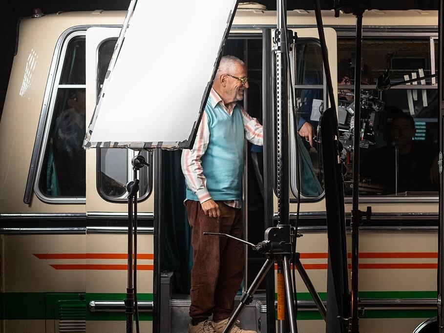 El director catalán durante el rodaje de la película