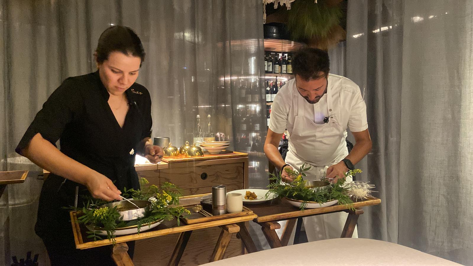 Pablo Montoro, en su restaurante