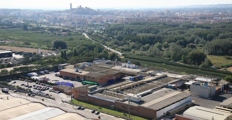 Foto d'arxiu del Polígon Industrial El Segre de Lleida.