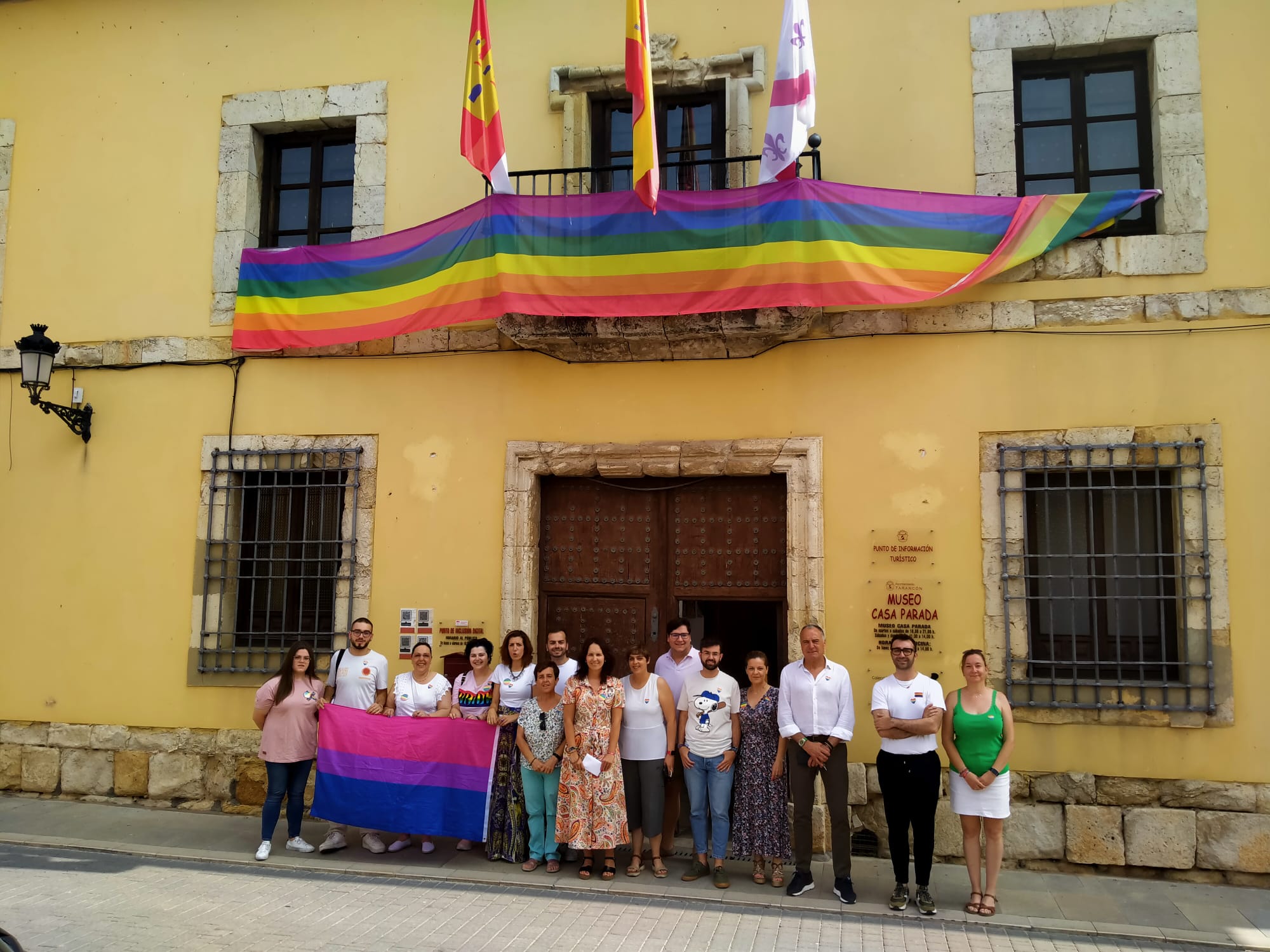 Acto institucional del Ayuntamiento de Tarancón en el Dia Internacional del Orgullo LGTBI