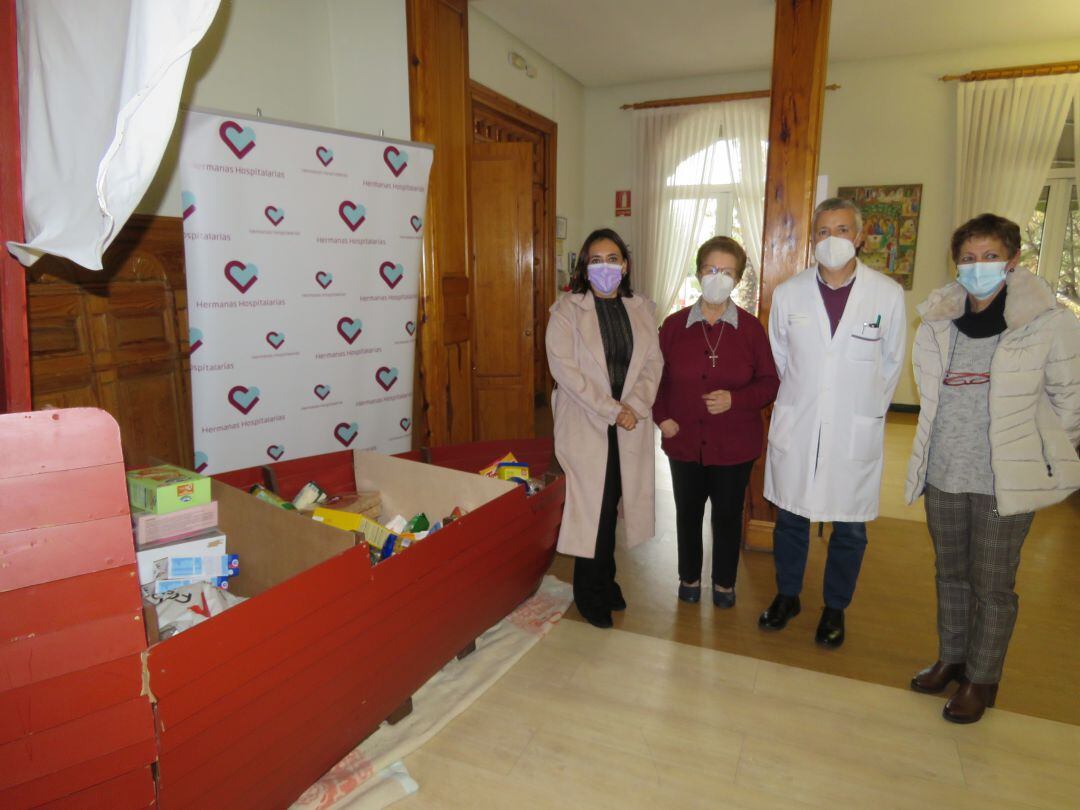 Maritza Velasco, Sor Mª Luisa Cuadrón, Emilio Negro y Rosa Ortega