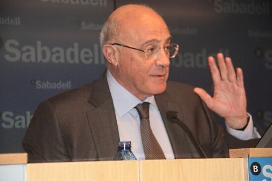 El president del Banc Sabadell, Josep Oliu