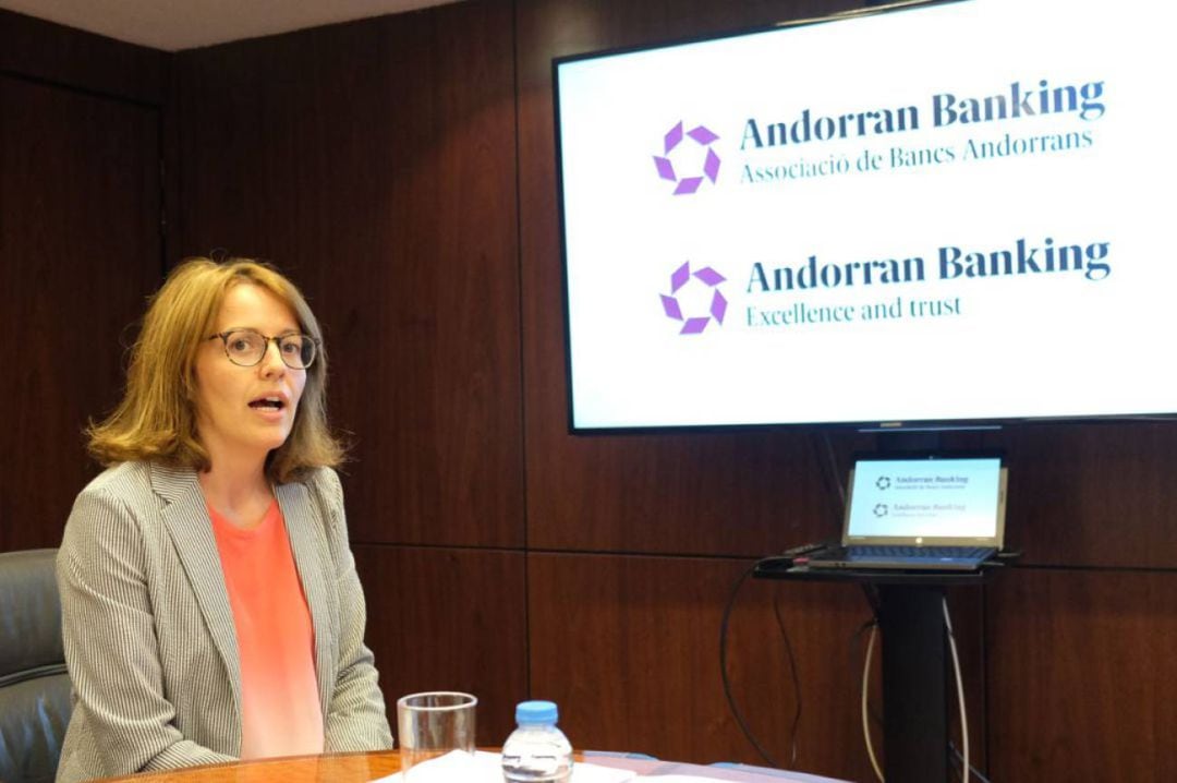 La directora general d'Andorran Banking, Esther Puigcercós.
