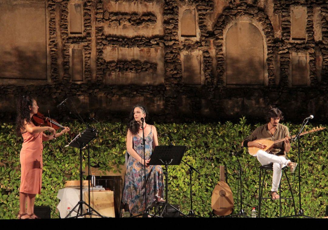 Imagen del espectáculo Evoéh en la XXII Noches de los Jardines del Alcázar.
