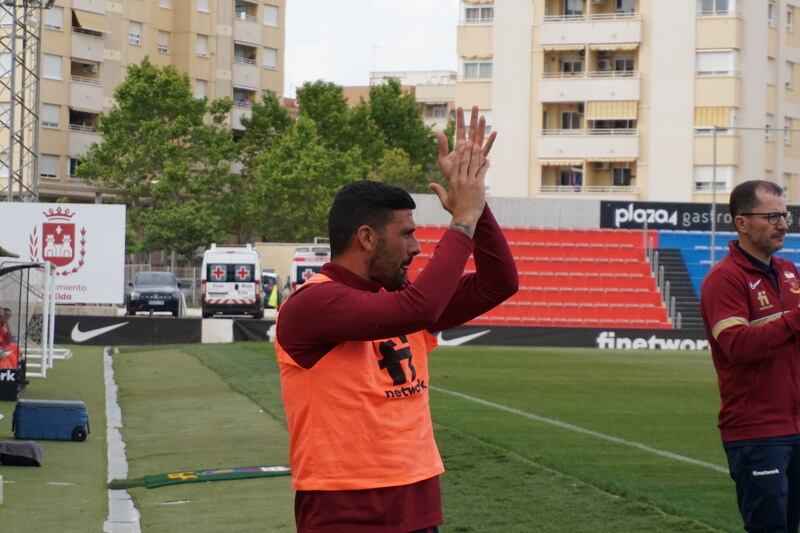 Iván Forte se ha convertido en un icono para la afición del Eldense