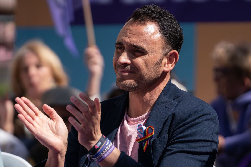 Roberto Sotomayor, durante un acto de campaña.