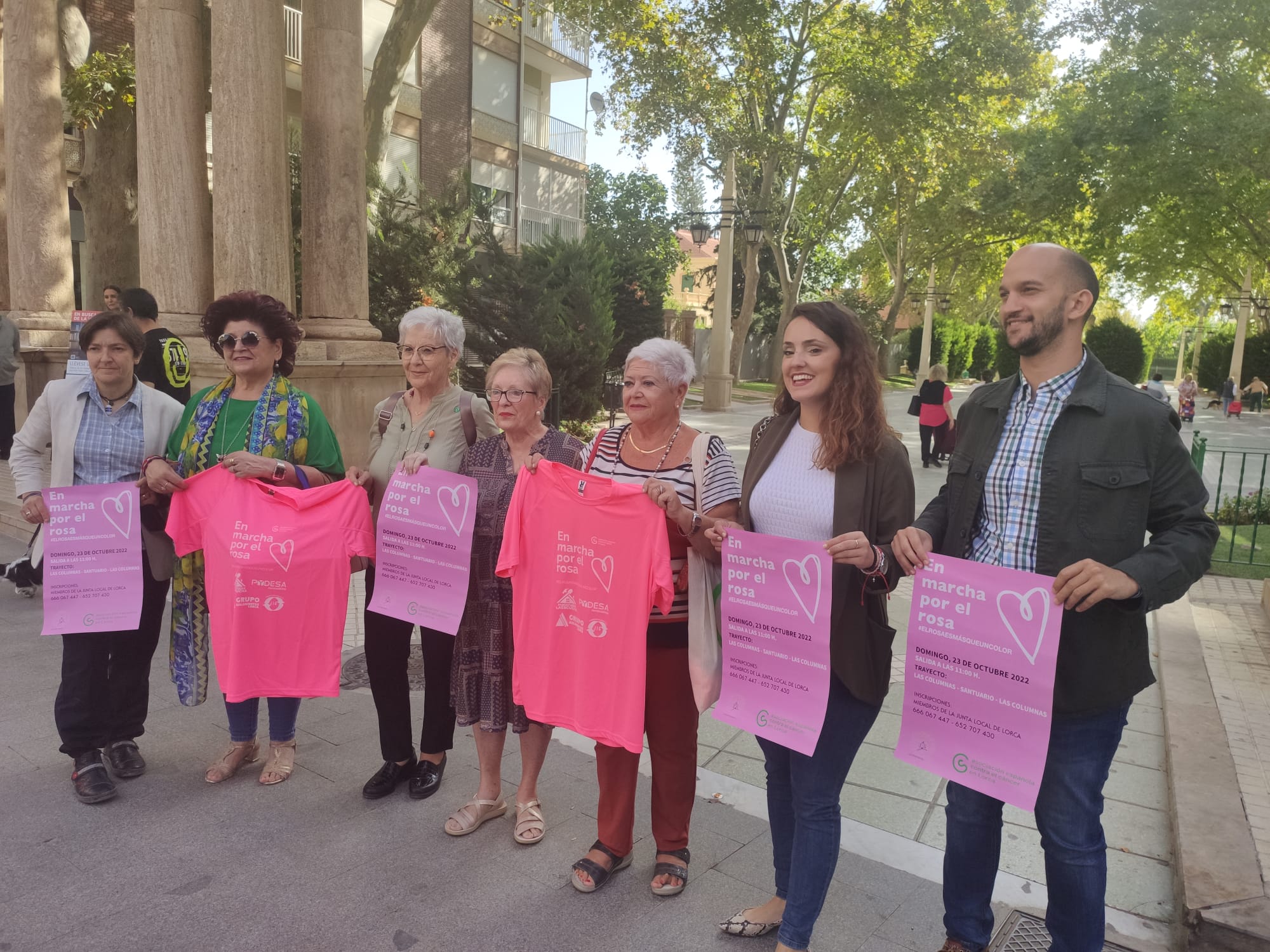 La octava marcha popular en apoyo a la Asociación Española Contra el Cáncer recorrerá Lorca este domingo, 23 de octubre.