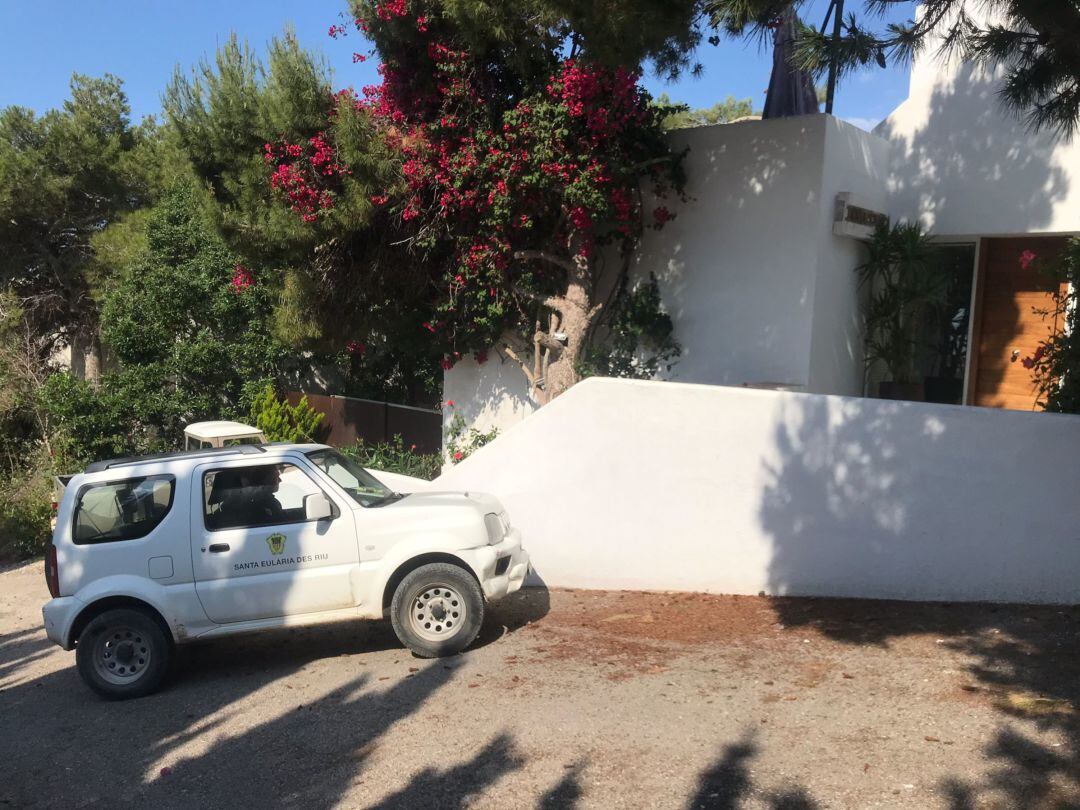 Obras ilegales en una vivienda de Santa Eulària