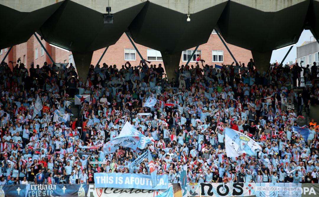 Imagen de archivo de la grada de Balaídos