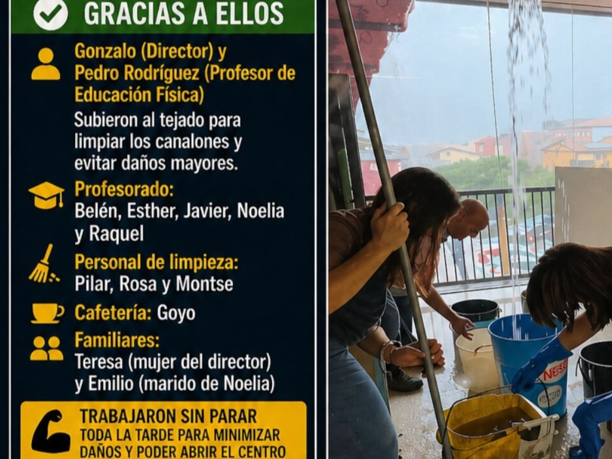 El AMPA del Instituto de Arenas de San Pedro denuncia la inundación de parte del centro