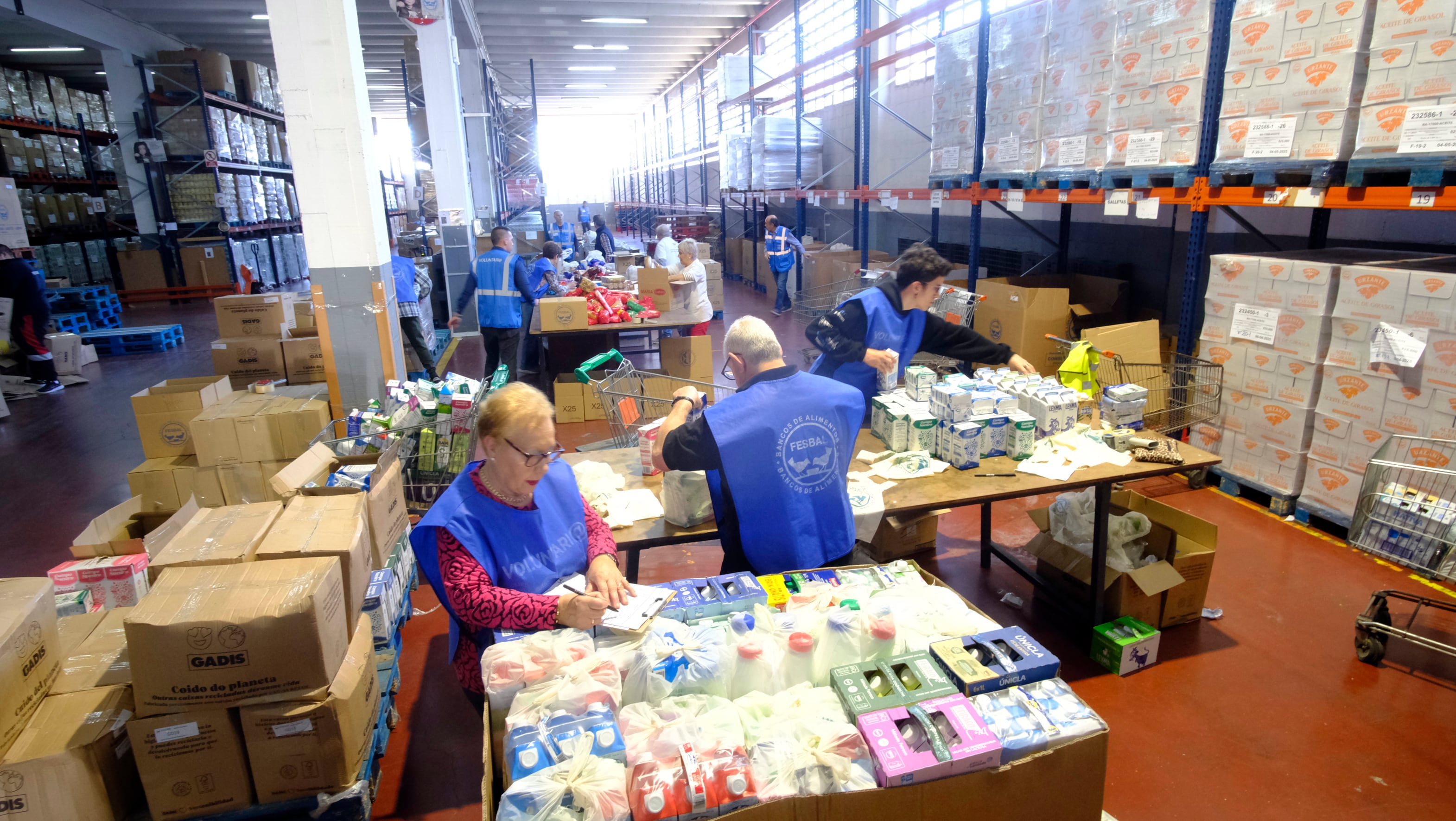 Foto de un Banco de alimentos