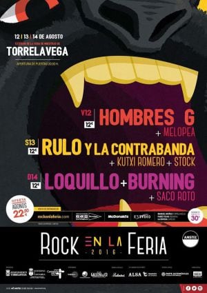 Cartel oficial de Rock en la Feria 