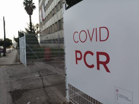 Entrada de las líneas PCR en Son Dureta.