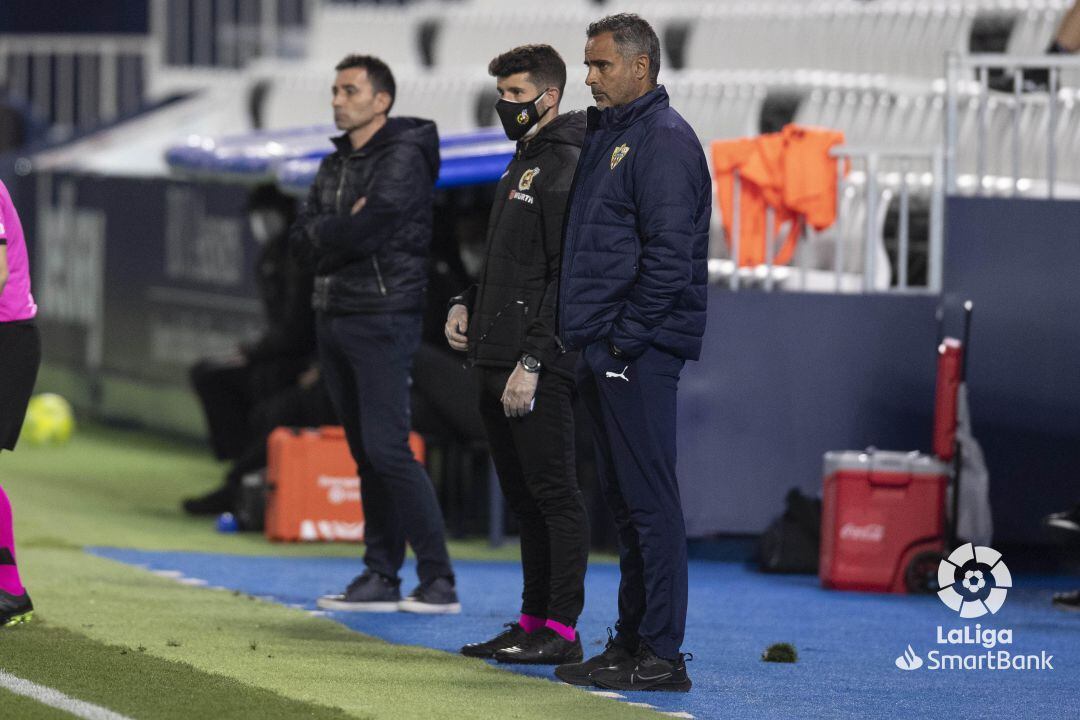 José Gomes en Butarque. 