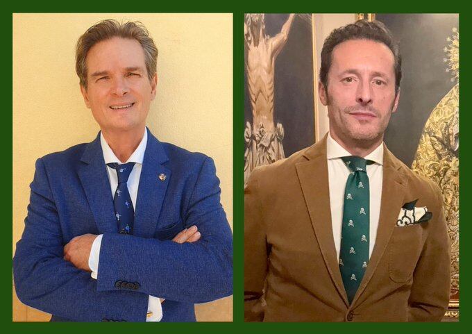 Manuel Jurado, izquierda, y Javier Aguilar protagonizarán de palabra y pintura el 30º Pregón de los Armaos