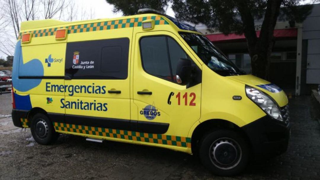 Una ambulancia del Servicio de Emergencias 112 Castilla y León.