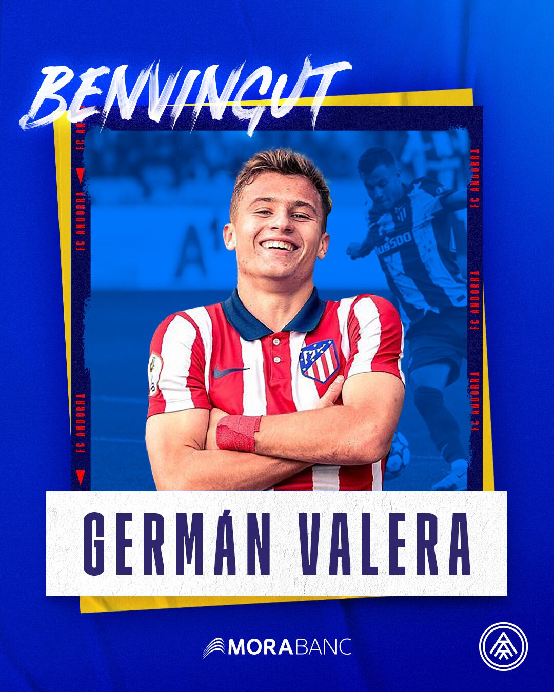 Germán Valera, nou jugador de l'FC Andorra.