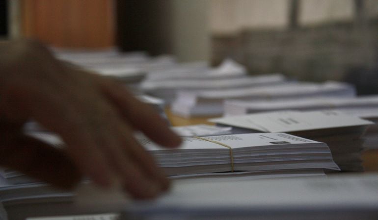 Paperetes electorals.