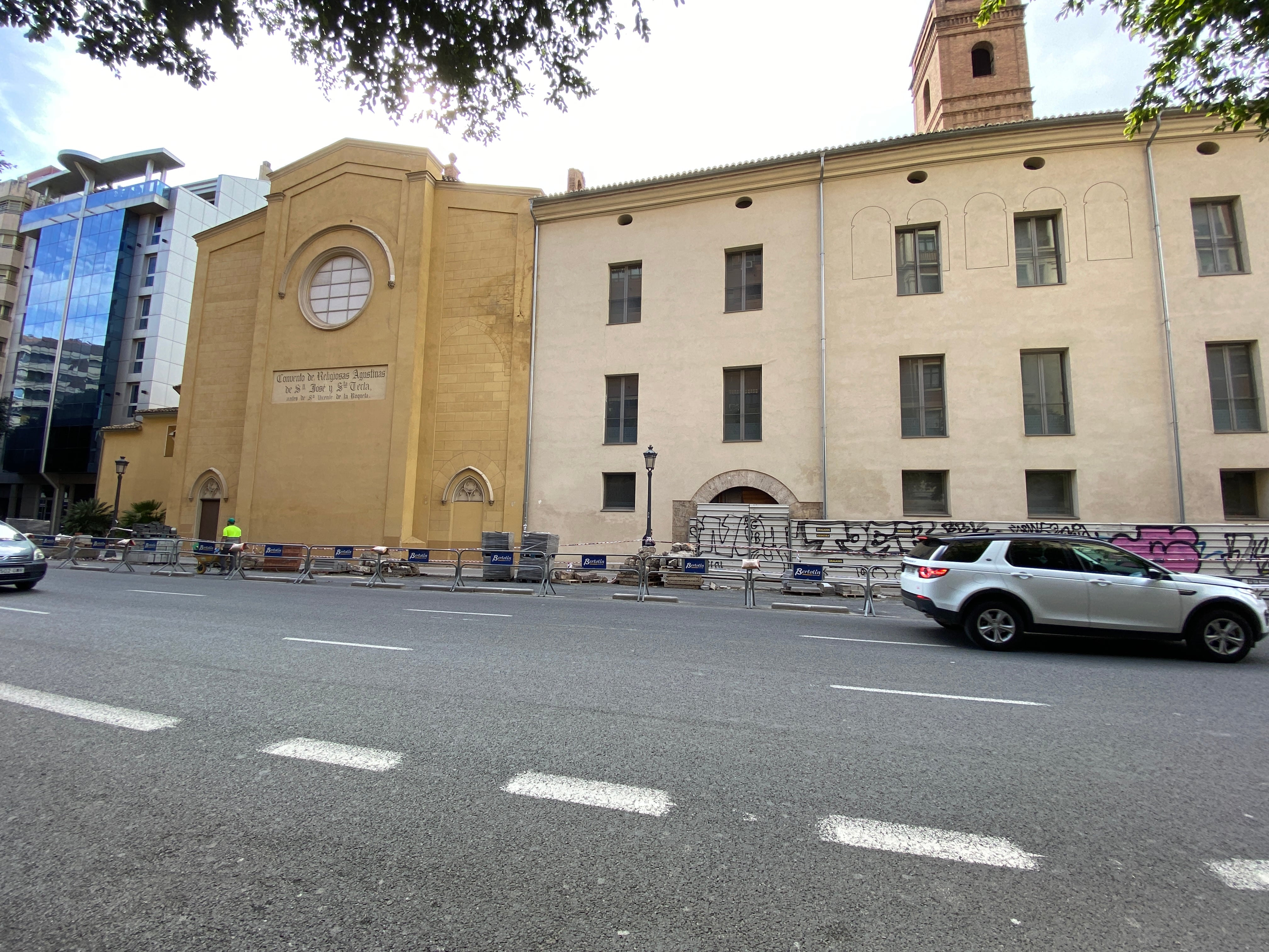 Estado actual del monasterio de San Vicente de La Roqueta, en València