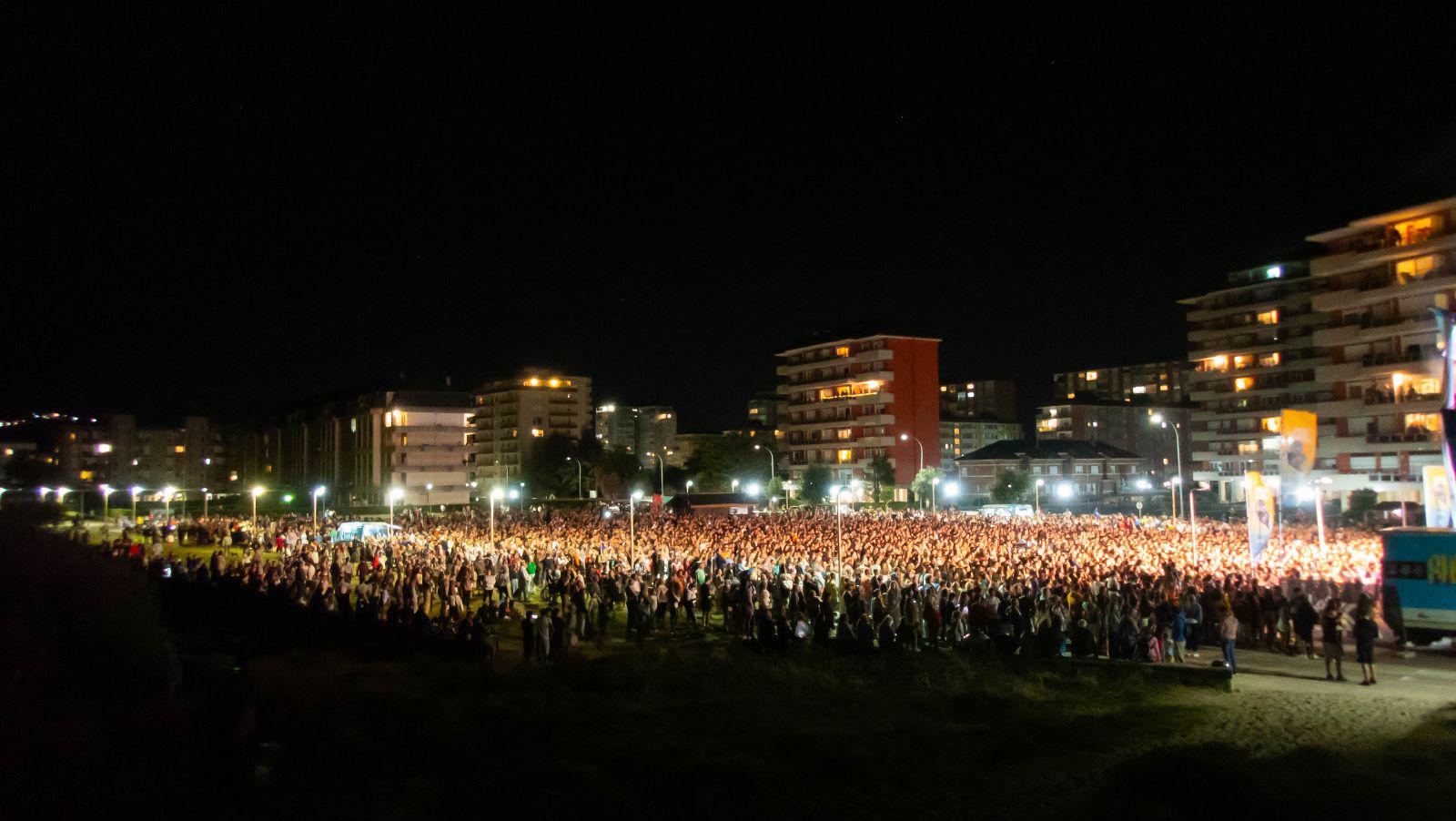 Panorámica del concierto.