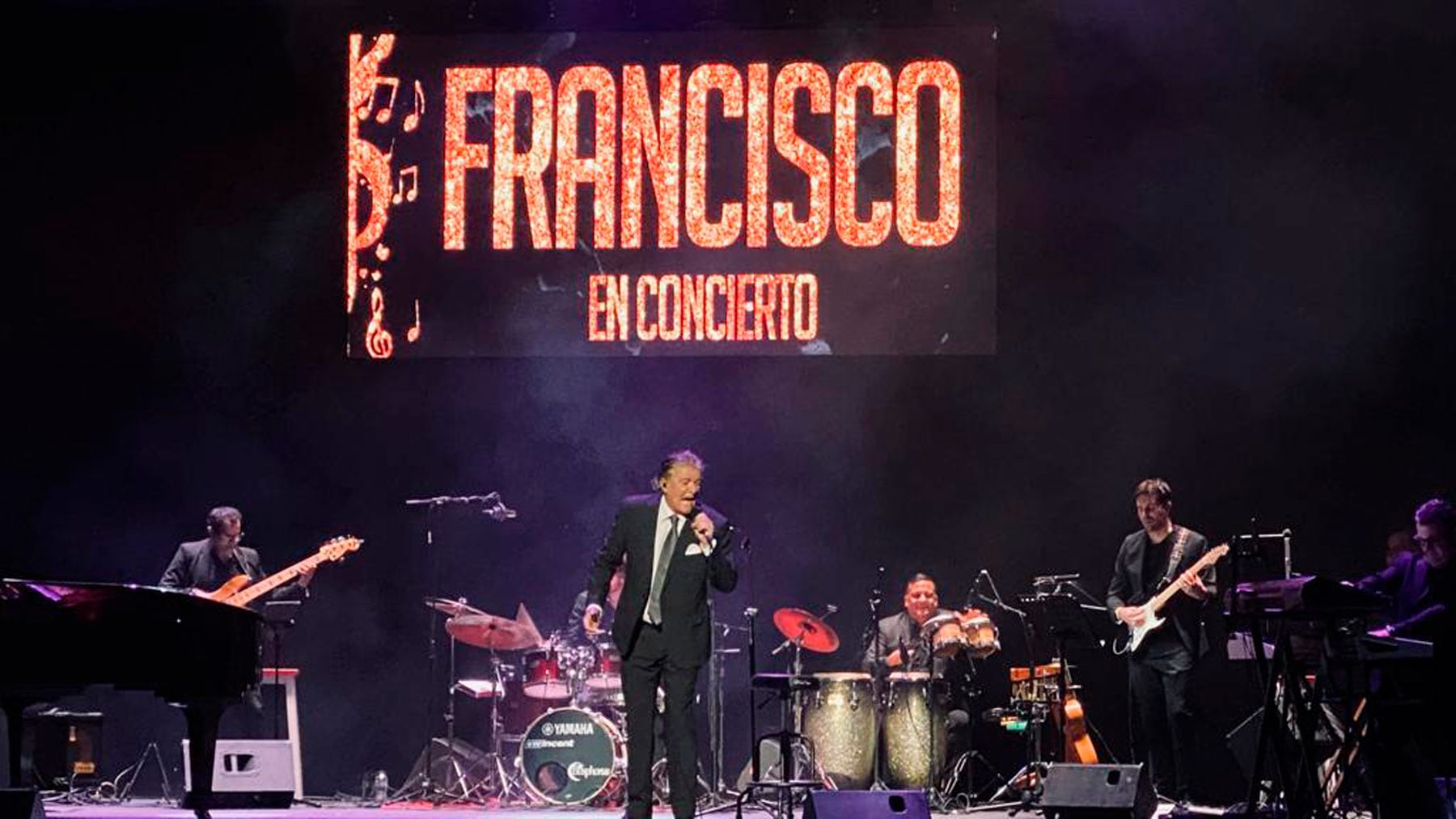 Imagen de un concierto de Francisco