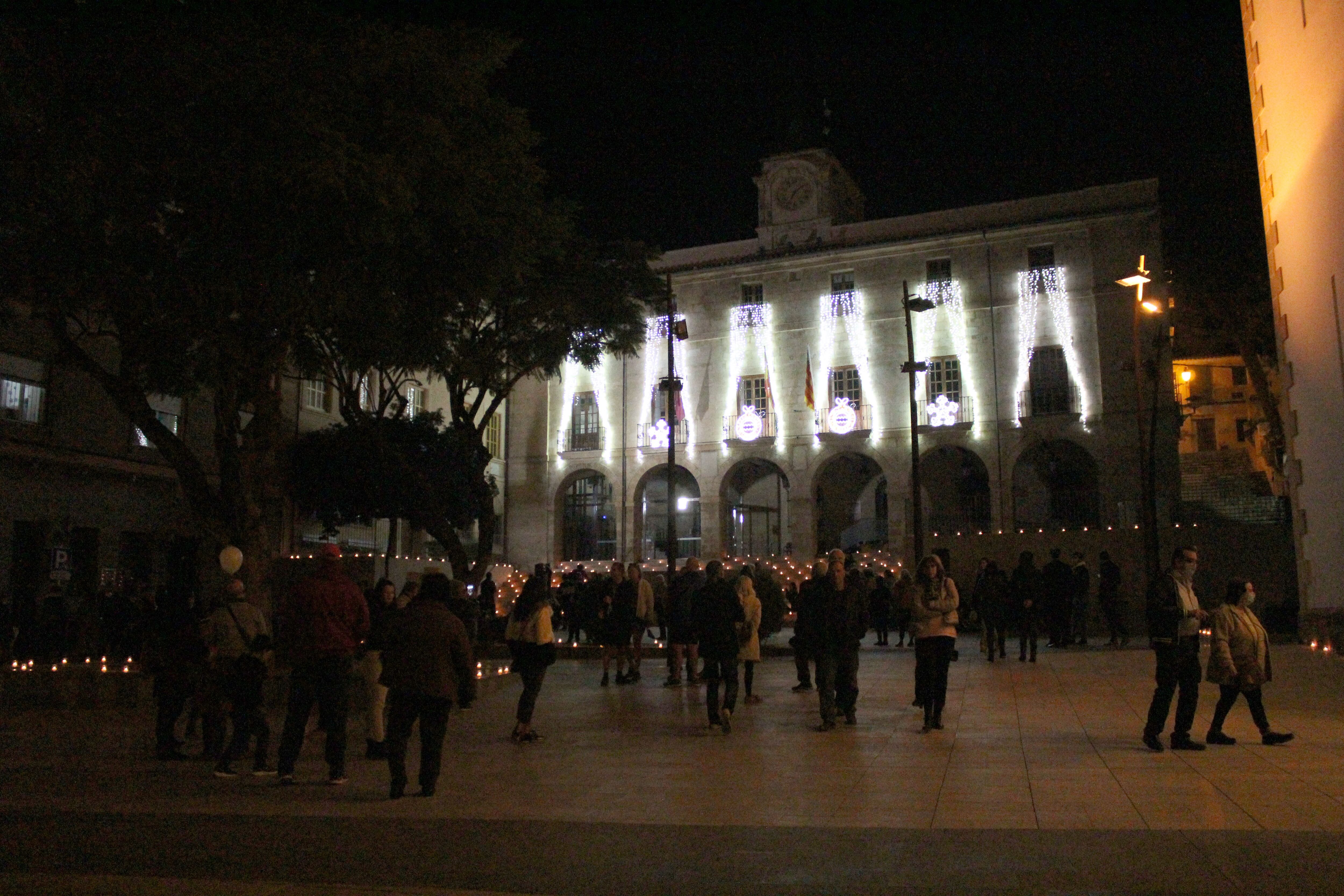 Nit de la Llum, en su edición 2021, en Dénia.