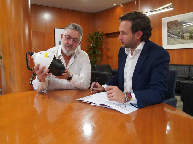 Isaac Claver y Pedro Suñén