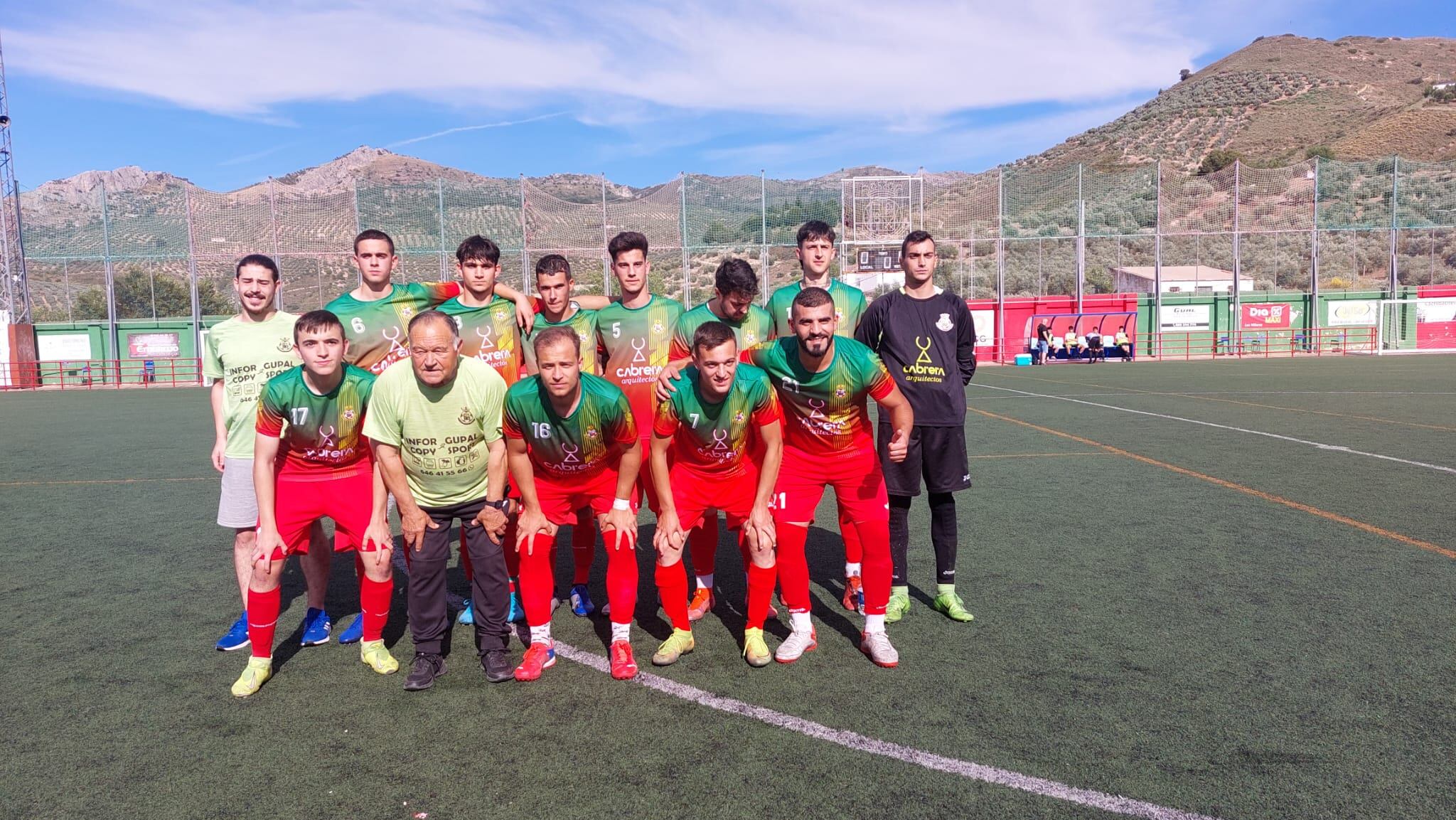 Once inicial del equipo de Los Villares C.F.