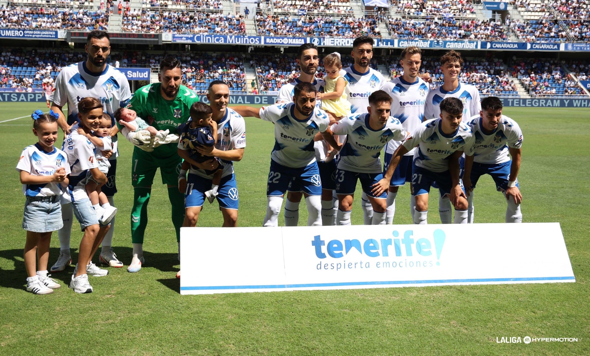 Primera alineación del CD Tenerife de Pepe Mel.